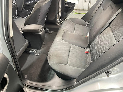 Cleaned and conditioned leather seats after an interior reset
